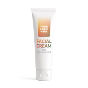 white label facial cream whit hyaluronic acid packaging
