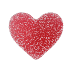 heart shape gummy