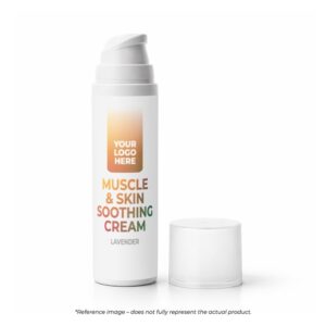 white label muscle and skin soothing cream packaging