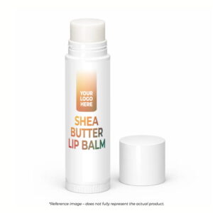 white label shea butter lip balm packaging