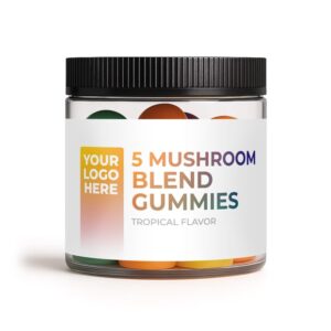 White Label 5 Mushroom Blend Gummies