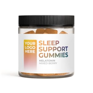 white label sleep support gummies colorfull product