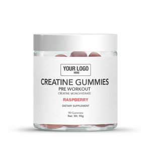 white label raspberry creatine gummies