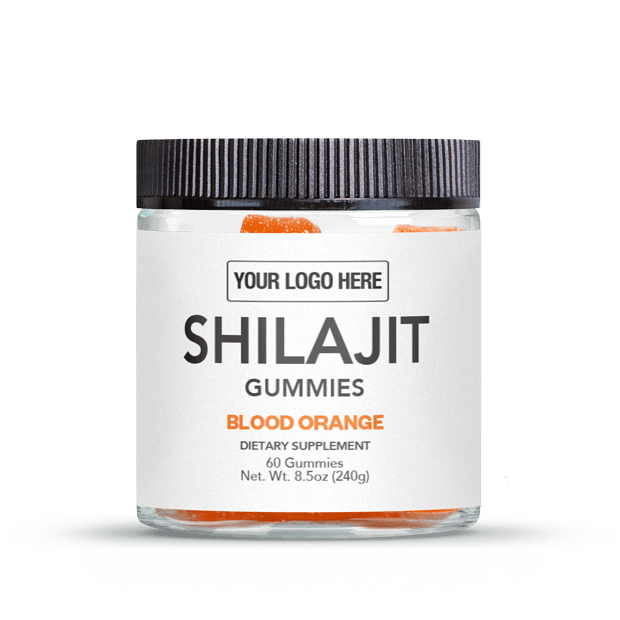 White Label Shilajit Gummies - Blood orange