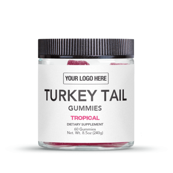 white label turkey tail gummies