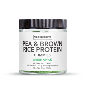 white label pea brown rice