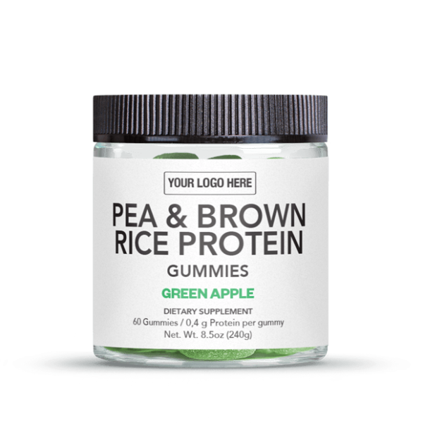 white label pea brown rice