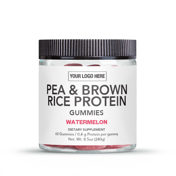white label pea brown rice watermelon flavor
