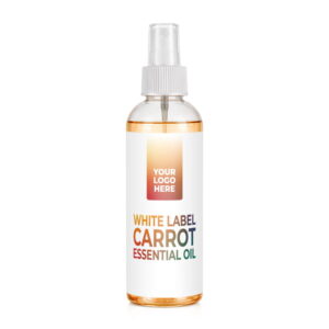 white label carrot essential oil packaging