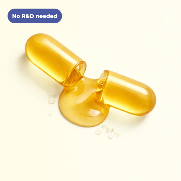 Private Label Softgel Capsules No R&D needed