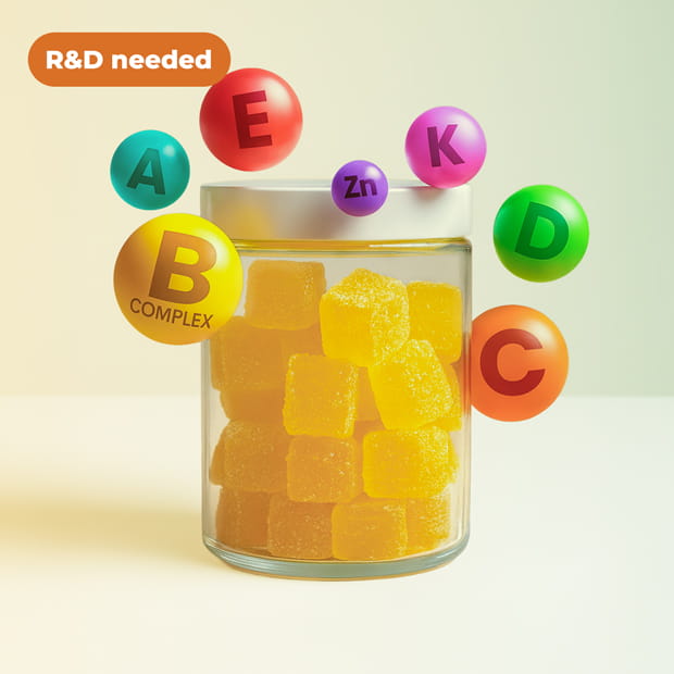 Private Label Vitamin Gummies R&D needed