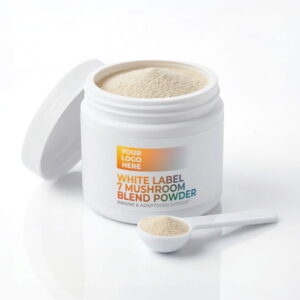 White Label 7 Mushroom Blend Powder – Immune & Adaptogen Support packaging final