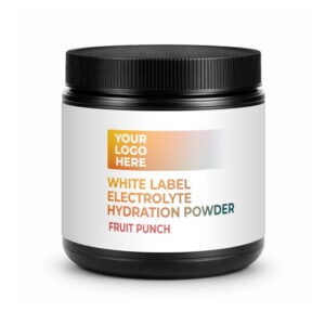 White Label Electrolyte Hydration Powder – Fruit Punch packaging