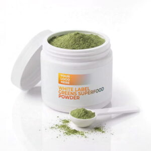 White Label Greens Superfood Powder packaging