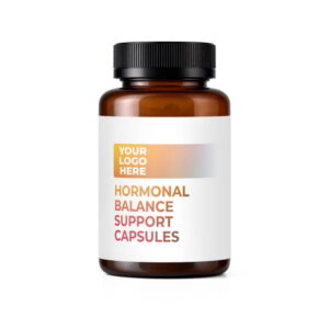 White Label Hormonal Balance Support Capsules packaging