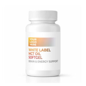 White Label MCT Oil Softgels – Brain & Energy Support packaging
