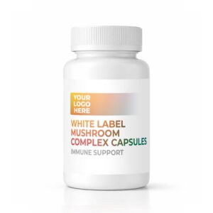 White Label Mushroom Complex Capsules – Immune Support packaging