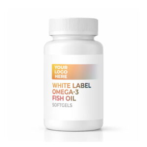 White Label Omega-3 Fish Oil Softgels packaging