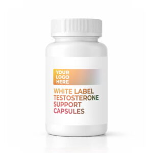 White Label Testosterone Support Capsules packaging
