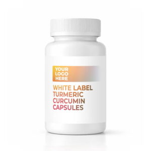 White Label Turmeric Curcumin Capsules packaging